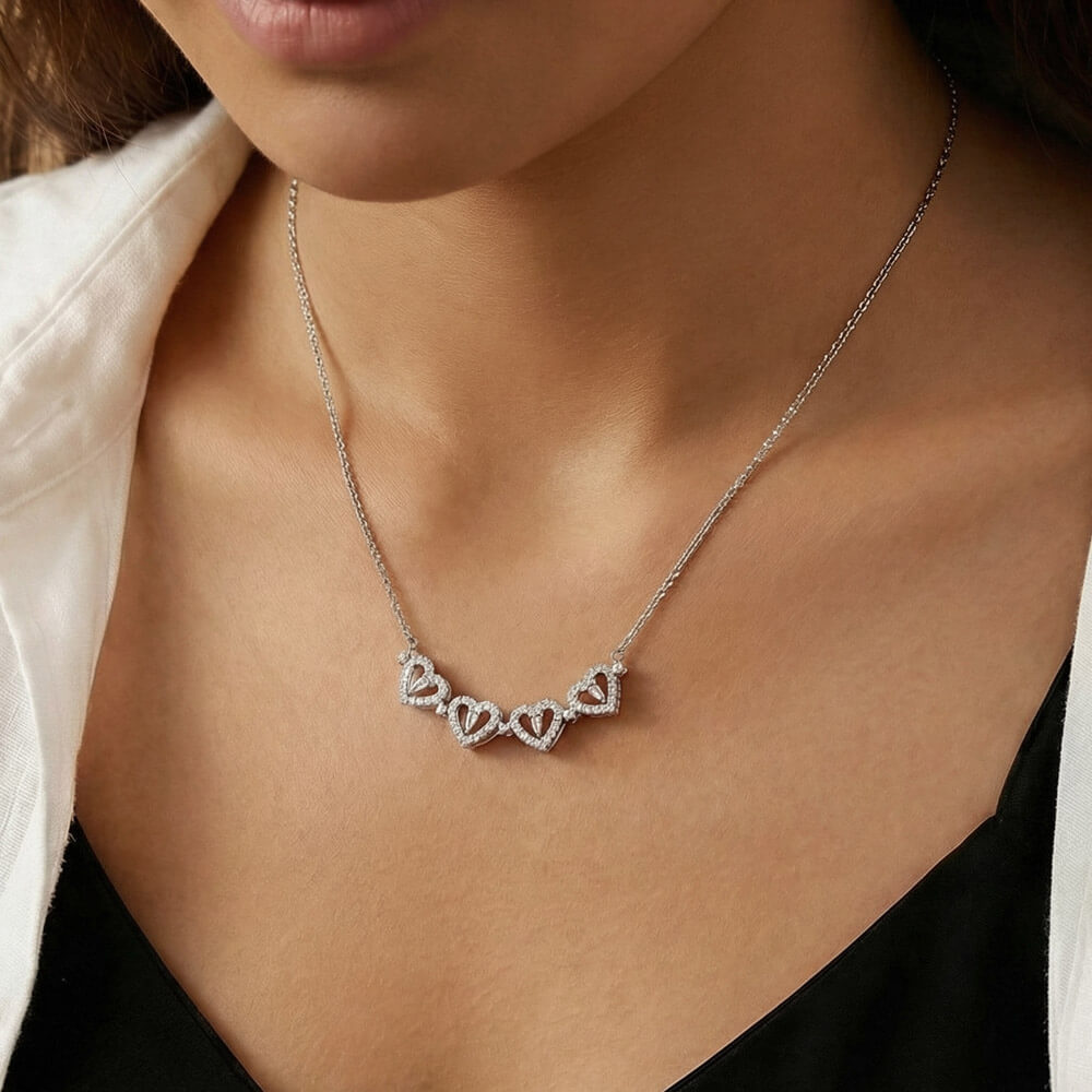 Magnetic Hearts Necklace
