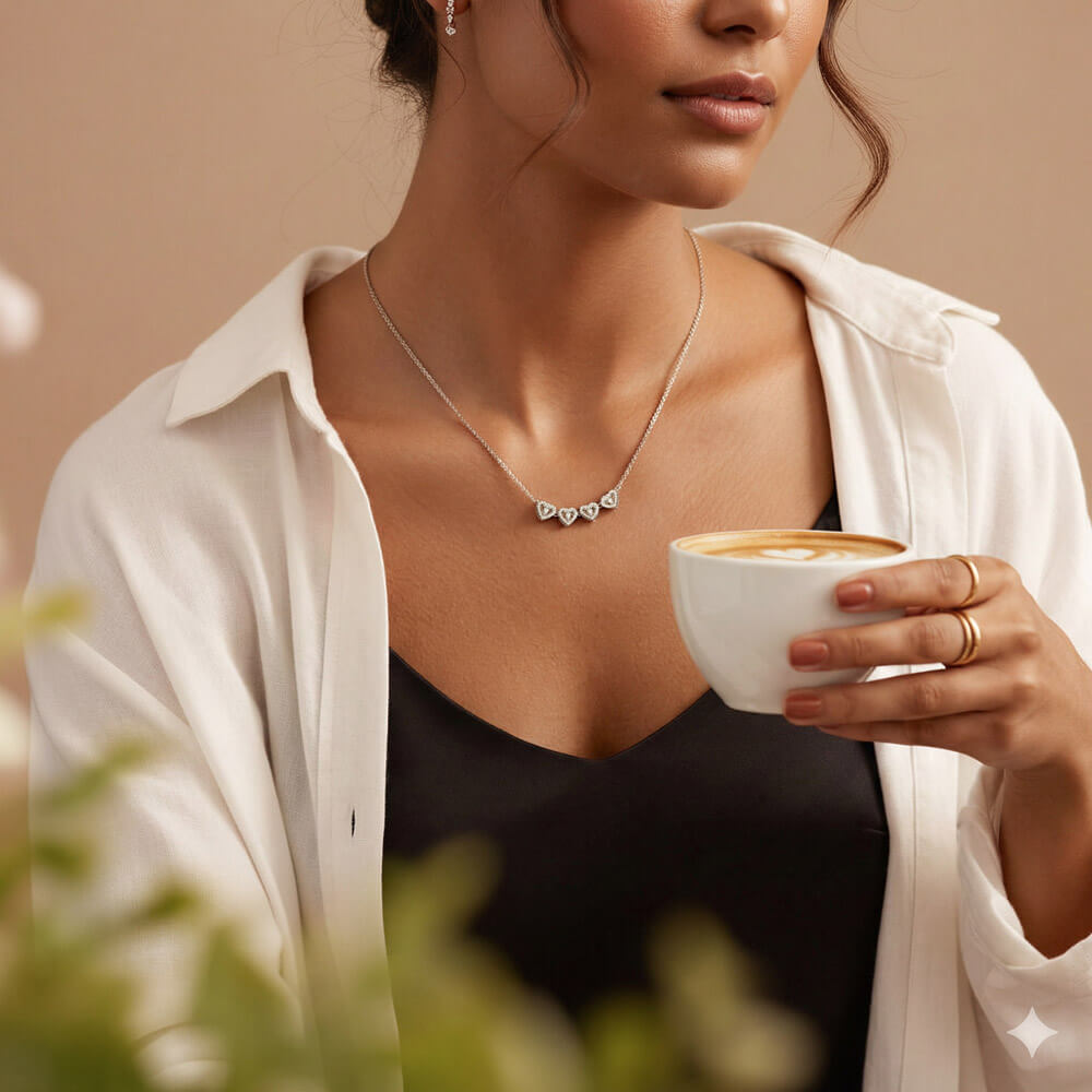 Magnetic Hearts Necklace