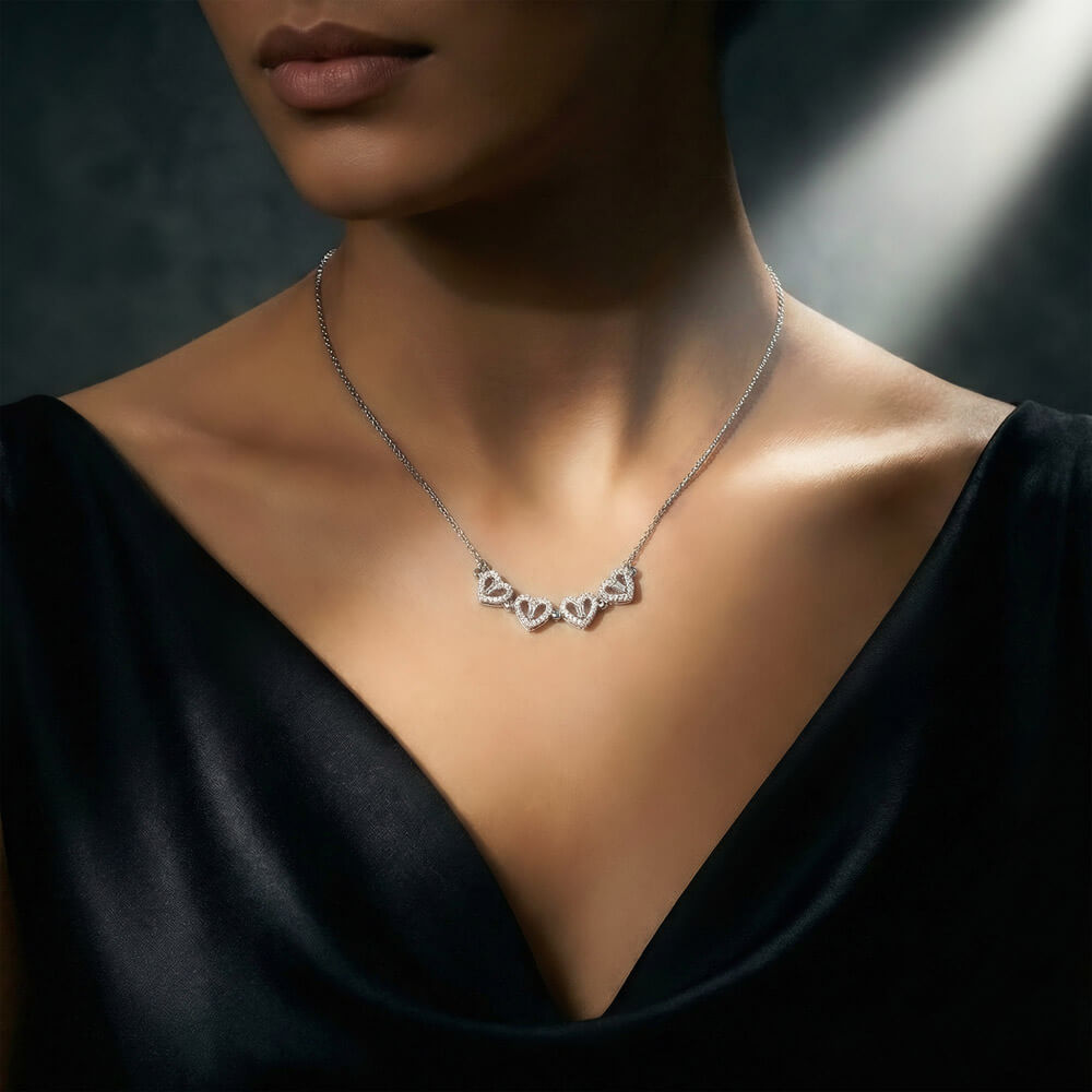 Magnetic Hearts Necklace