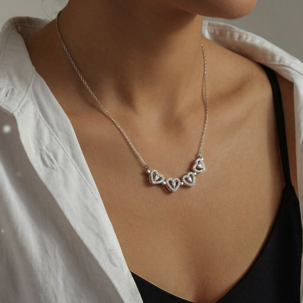 Magnetic Hearts Necklace