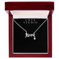 Scripted Love Necklace