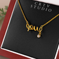 Scripted Love Necklace
