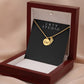 Memorial Necklace w/ Angel Wing Charm – Dad