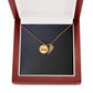 Memorial Necklace  w/ Angel Wing Charm – Dad