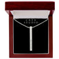 4-Sided Stick Necklace - Engraved