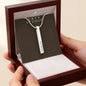 4-Sided Stick Necklace - Engraved