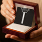 4-Sided Stick Necklace - Engraved