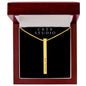 4-Sided Stick Necklace - Engraved