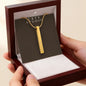 4-Sided Stick Necklace - Engraved
