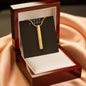 4-Sided Stick Necklace - Engraved