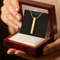 4-Sided Stick Necklace - Engraved
