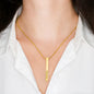 4-Sided Stick Necklace - Engraved