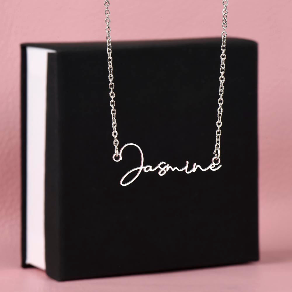 Custom Name Necklace - Signature Style Design