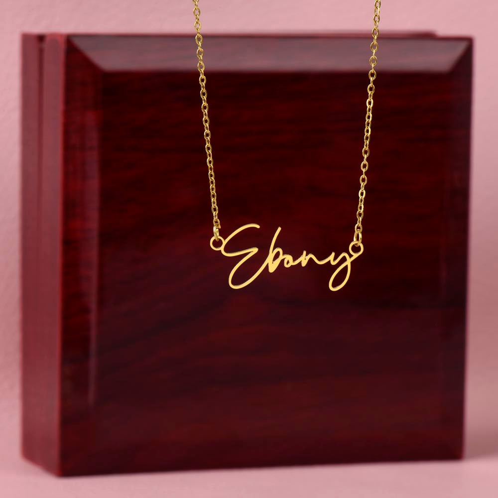 Custom Name Necklace - Signature Style Design