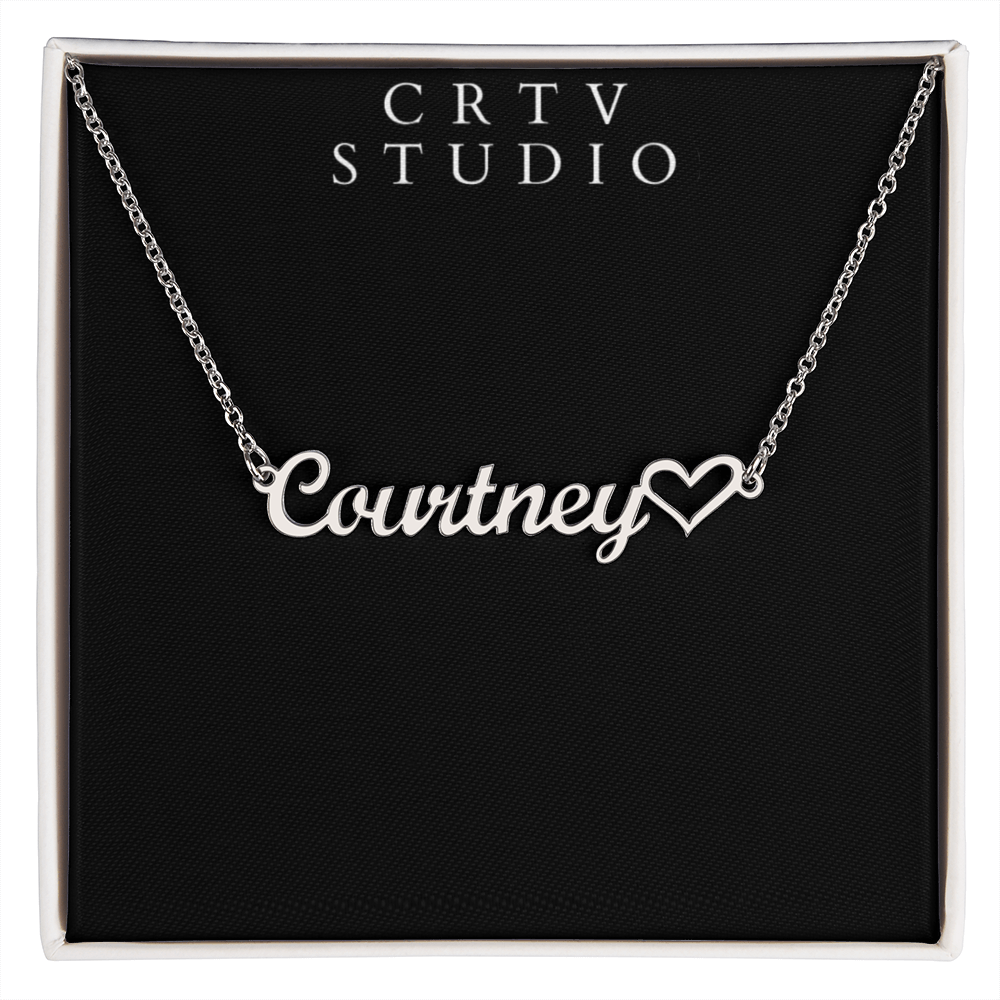 Heart Name Necklace