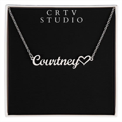 Heart Name Necklace
