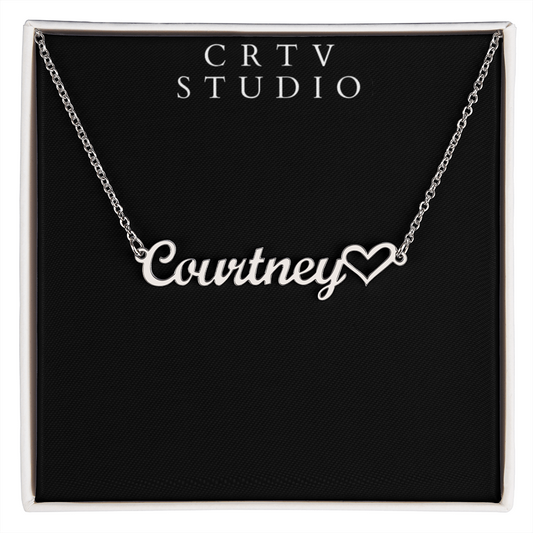 Heart Name Necklace