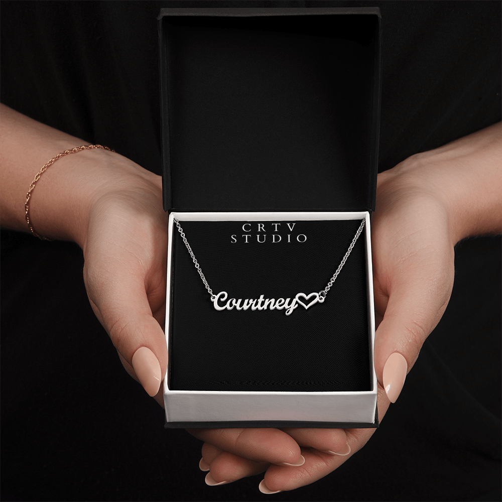 Heart Name Necklace