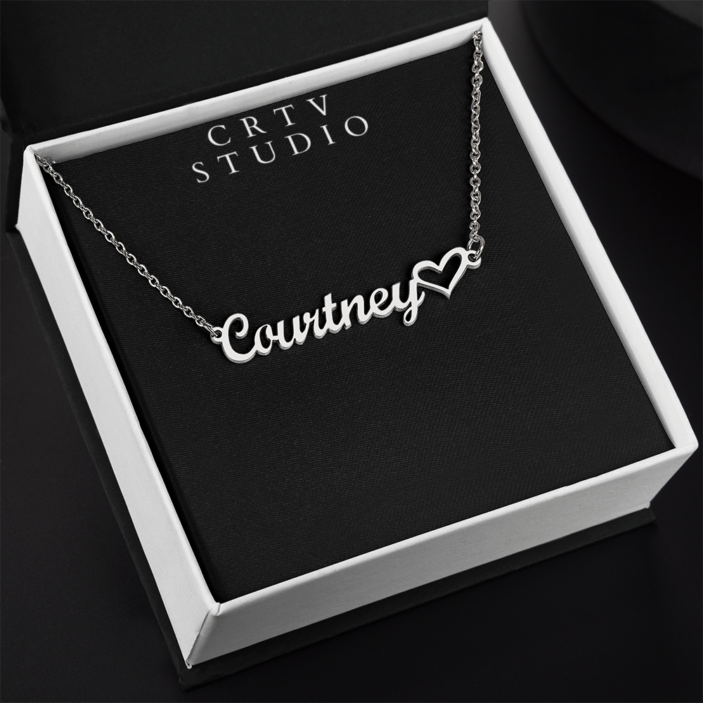 Heart Name Necklace