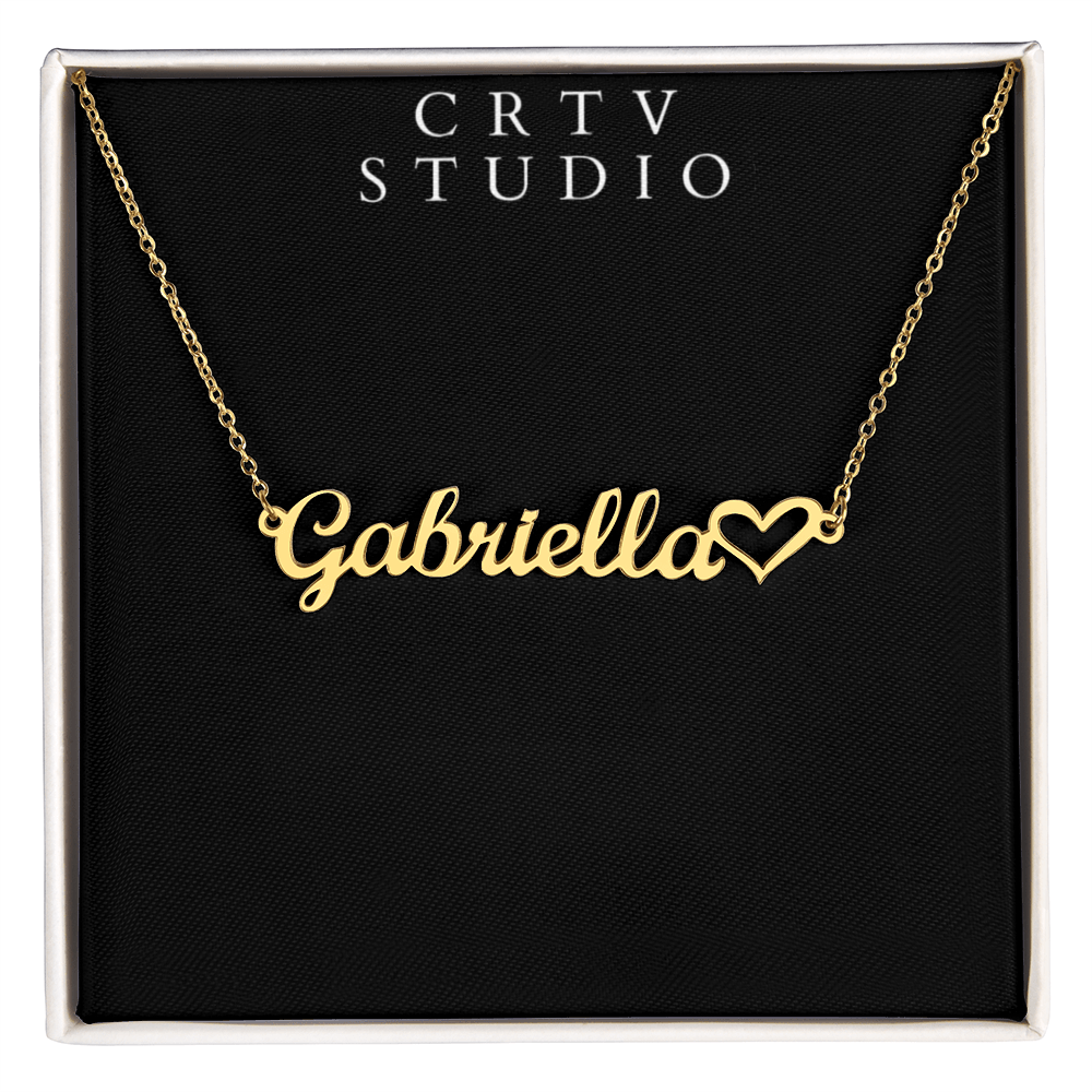Heart Name Necklace