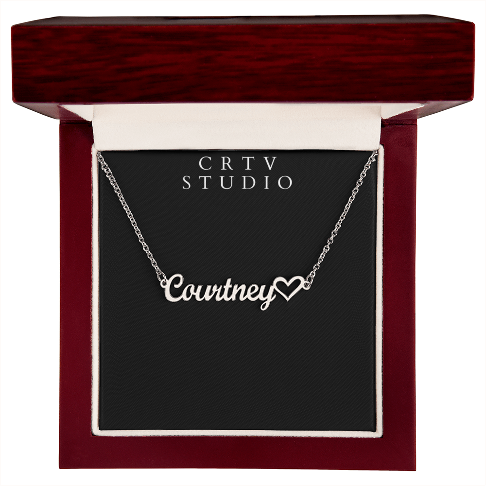 Heart Name Necklace