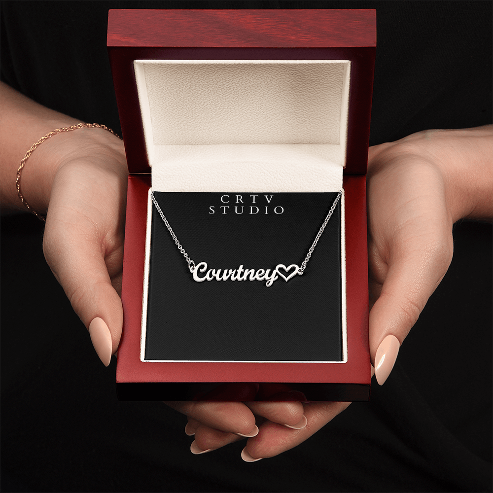Heart Name Necklace