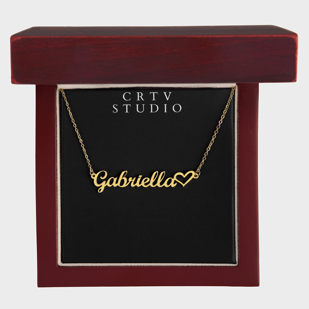 Heart Name Necklace