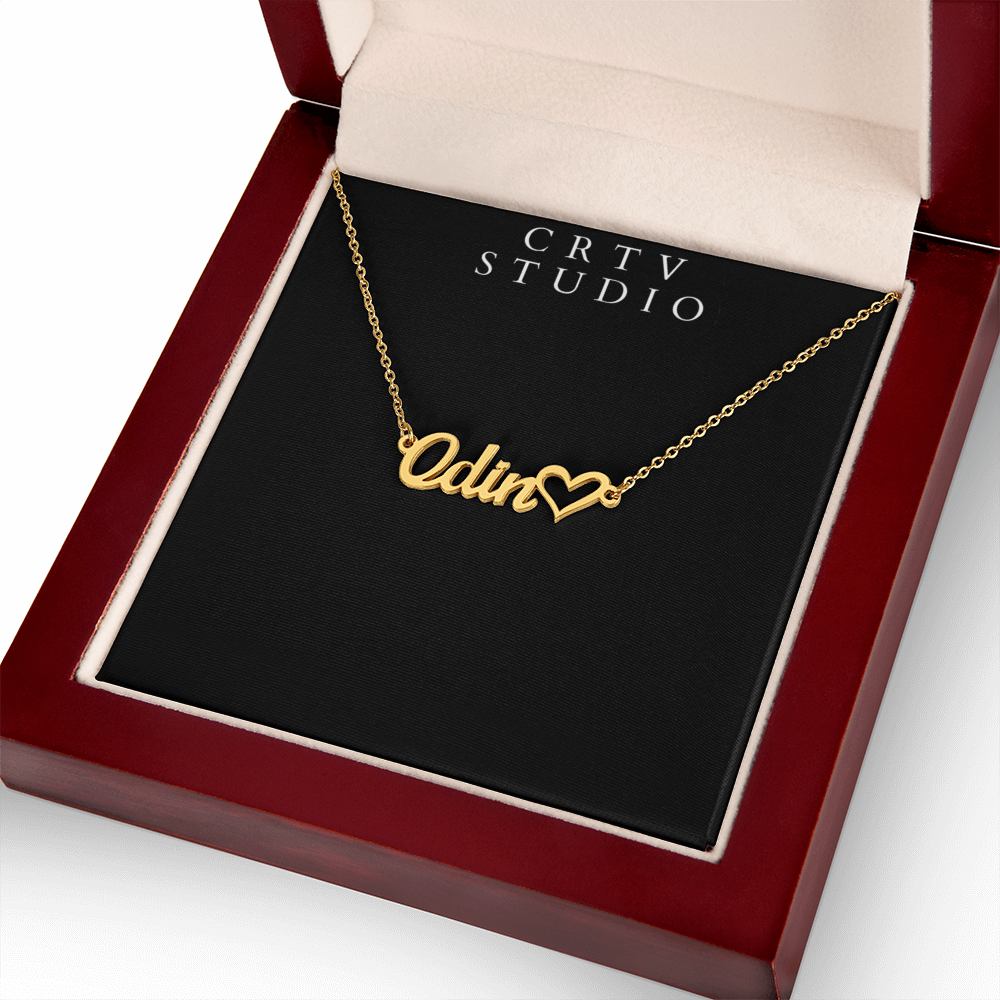 Heart Name Necklace