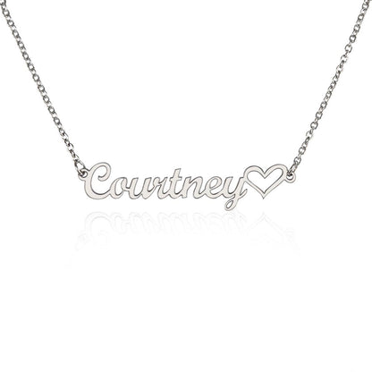 Custom Name Necklace,Personalized Name Necklace Pendant,Personalized Gift, Heart Name Design