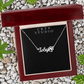 Paw Print Name Necklace