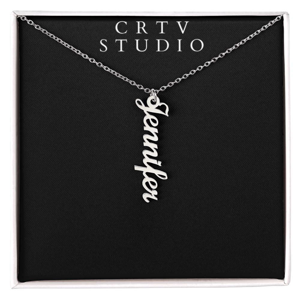 Multi Vertical Name Necklace