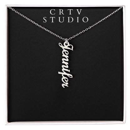 Multi Vertical Name Necklace