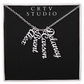 Multi Vertical Name Necklace