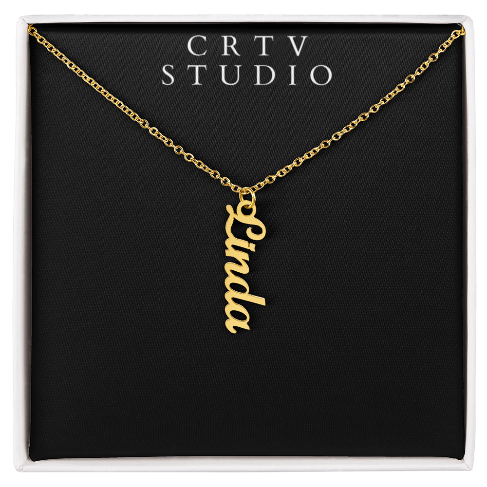 Multi Vertical Name Necklace
