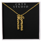 Multi Vertical Name Necklace