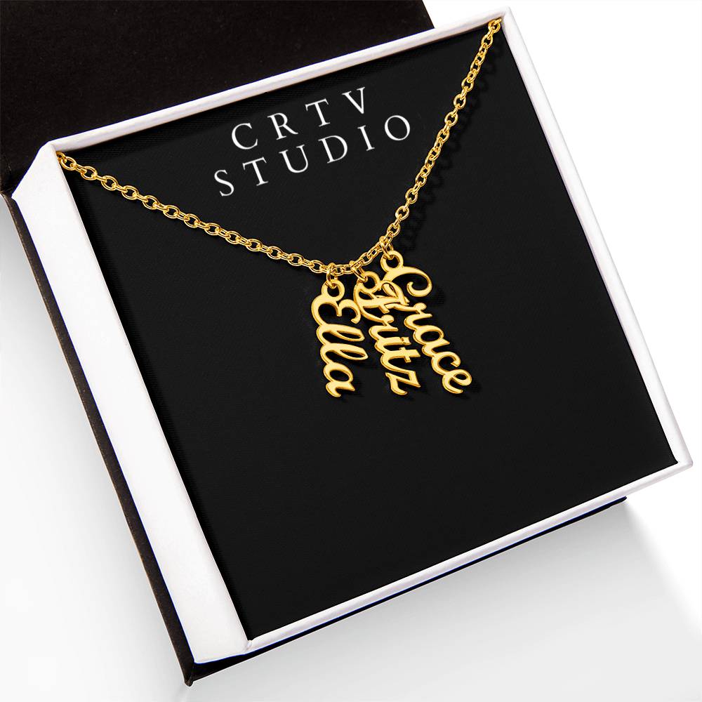 Multi Vertical Name Design
