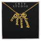 Multi Vertical Name Necklace