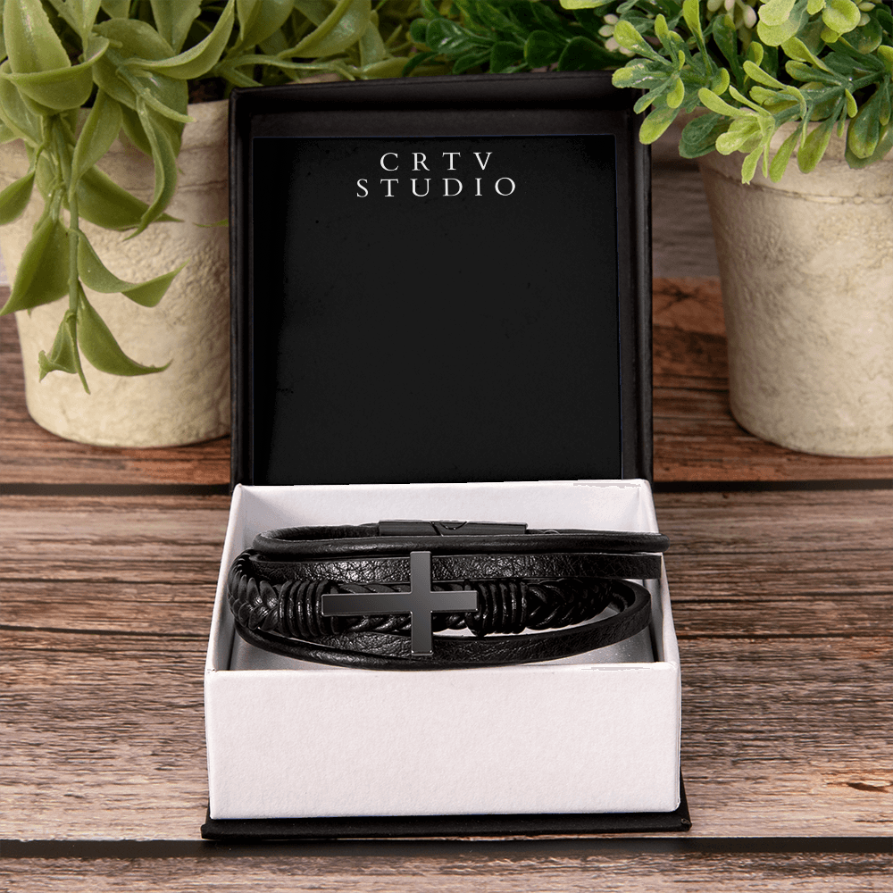 Men's Cross Bracelet
