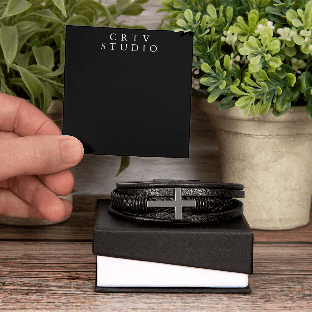 Men's Cross Bracelet