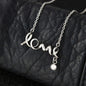 Scripted Love Necklace