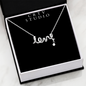 Scripted Love Necklace