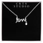 Scripted Love Necklace