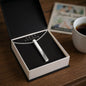 4-Sided Stick Necklace - Engraved