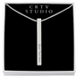 4-Sided Stick Necklace - Engraved