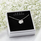 Memorial Necklace w/ Angel Wing Charm – Dad