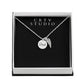 Memorial Necklace w/ Angel Wing Charm – Dad