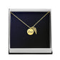 Memorial Necklace  w/ Angel Wing Charm – Dad