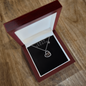 Baby Feet Heart Necklace