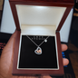Baby Feet Heart Necklace