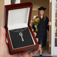 Graduation Cap Name Necklace